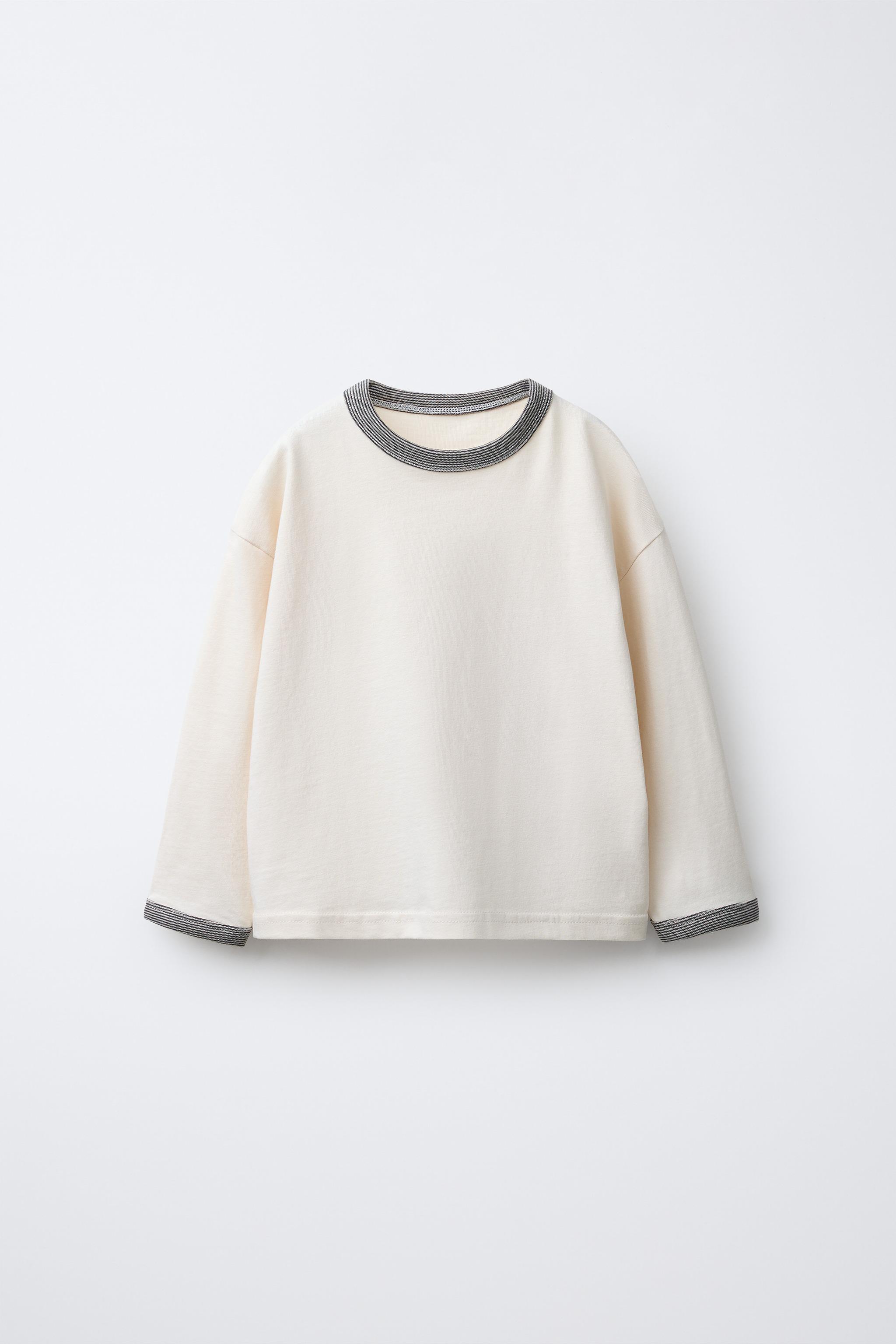 LOT DE DEUX T-SHIRTS À LISERÉS